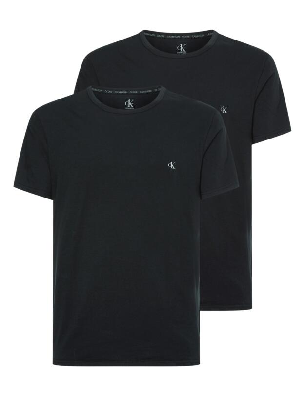 Calvin Klein Mens CK One Crew Neck T-Shirts 2 Pack Black