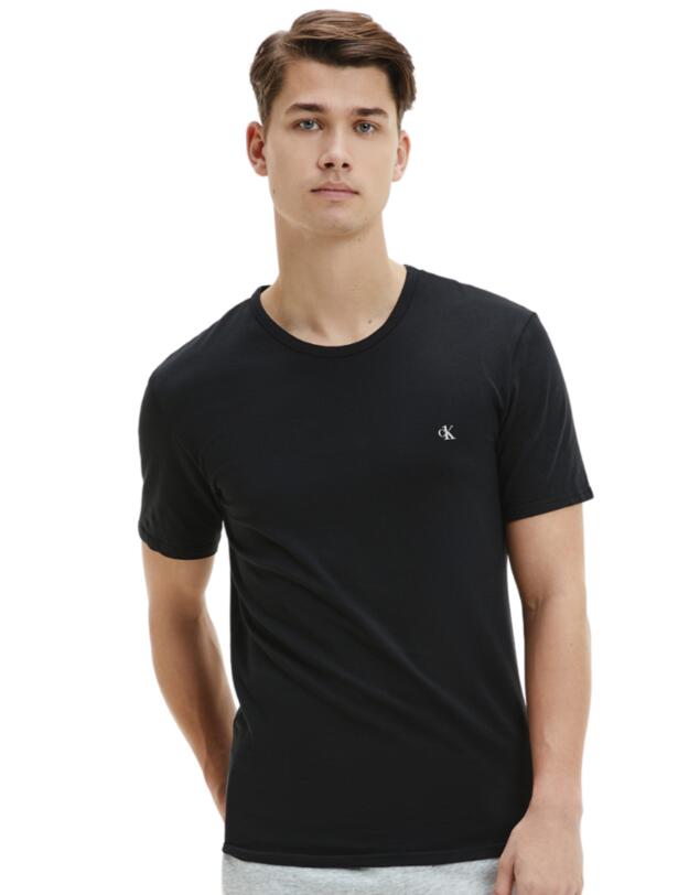 Calvin Klein Mens CK One Crew Neck T-Shirts 2 Pack Black
