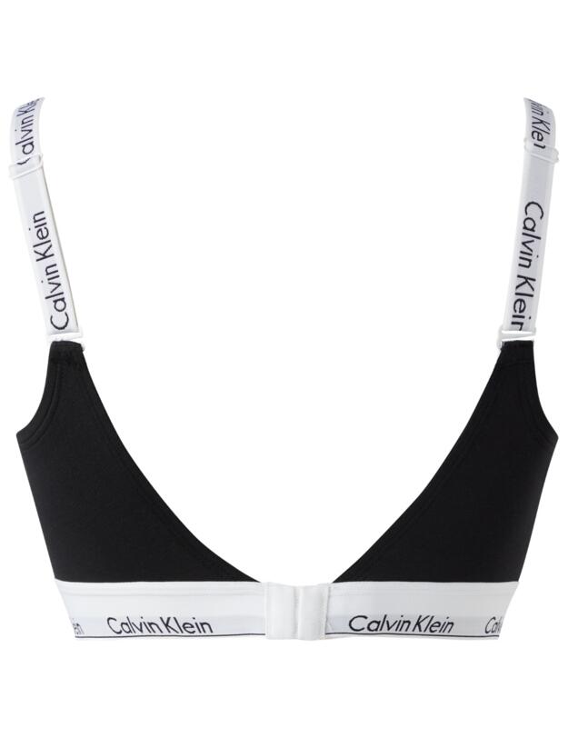 Calvin Klein Modern Cotton Lightly Lined Bralette Black