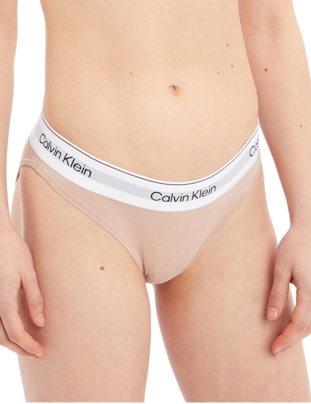 000QF7047E Calvin Klein Modern Cotton Natural Bikini Brief - 000QF7047E Cedar