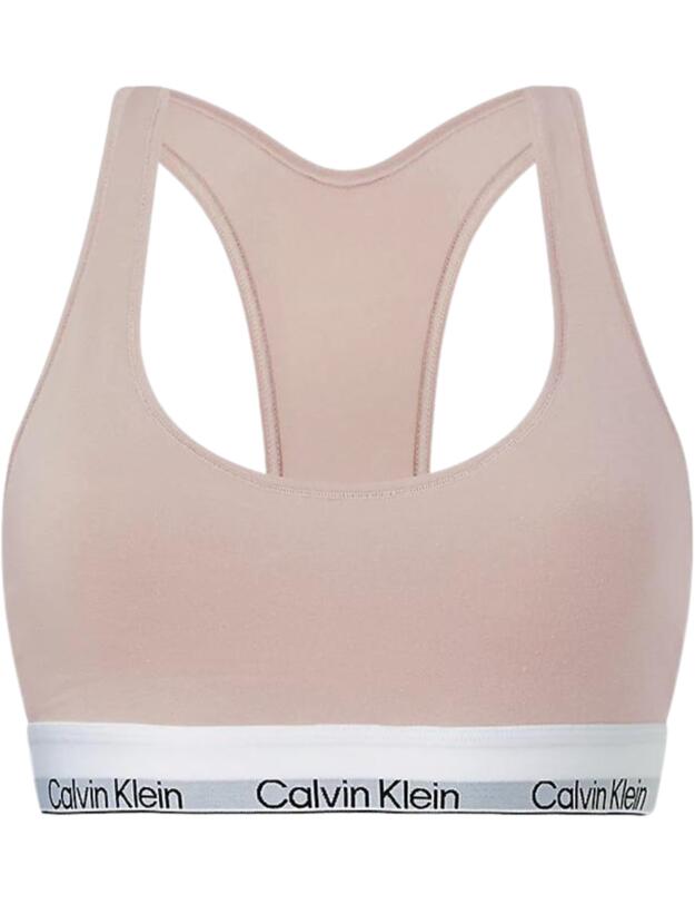 Calvin Klein Modern Cotton Natural Unlined Bralette Cedar