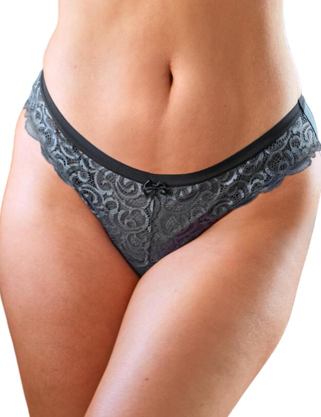 Pour Moi Romance Brief Slate/Black