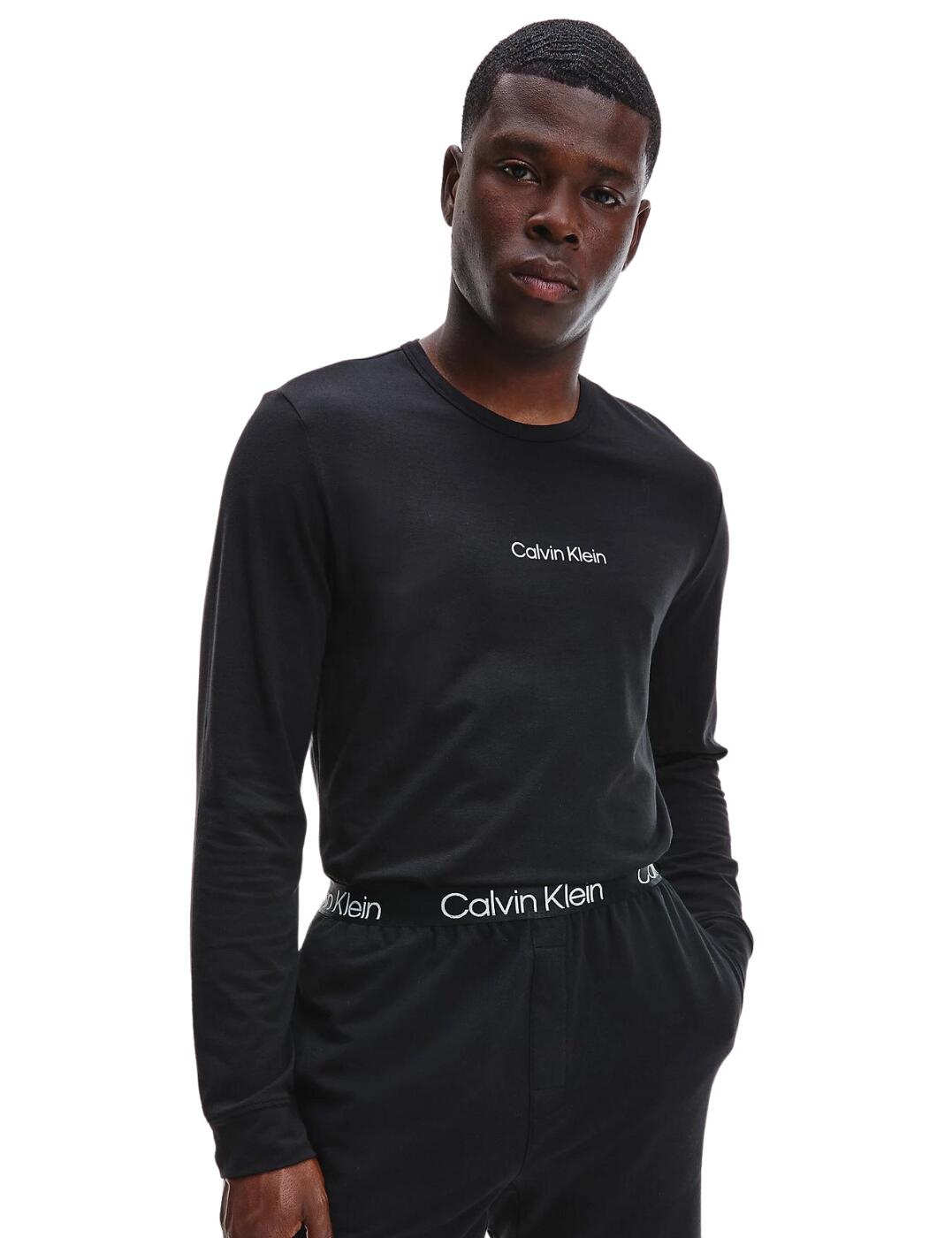 Calvin Klein Modern Structure Crew Neck T-Shirt Black