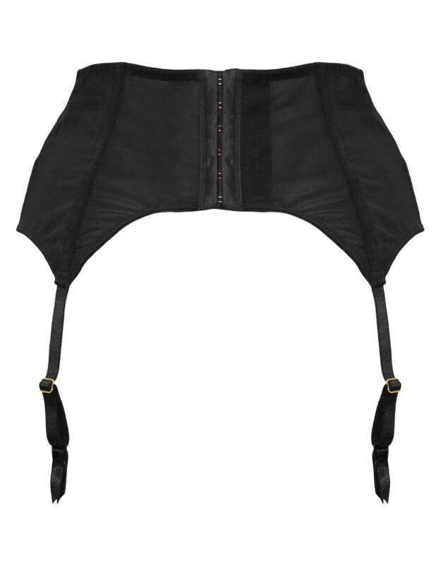Pour Moi After Hours Deep Suspender Red/Black 