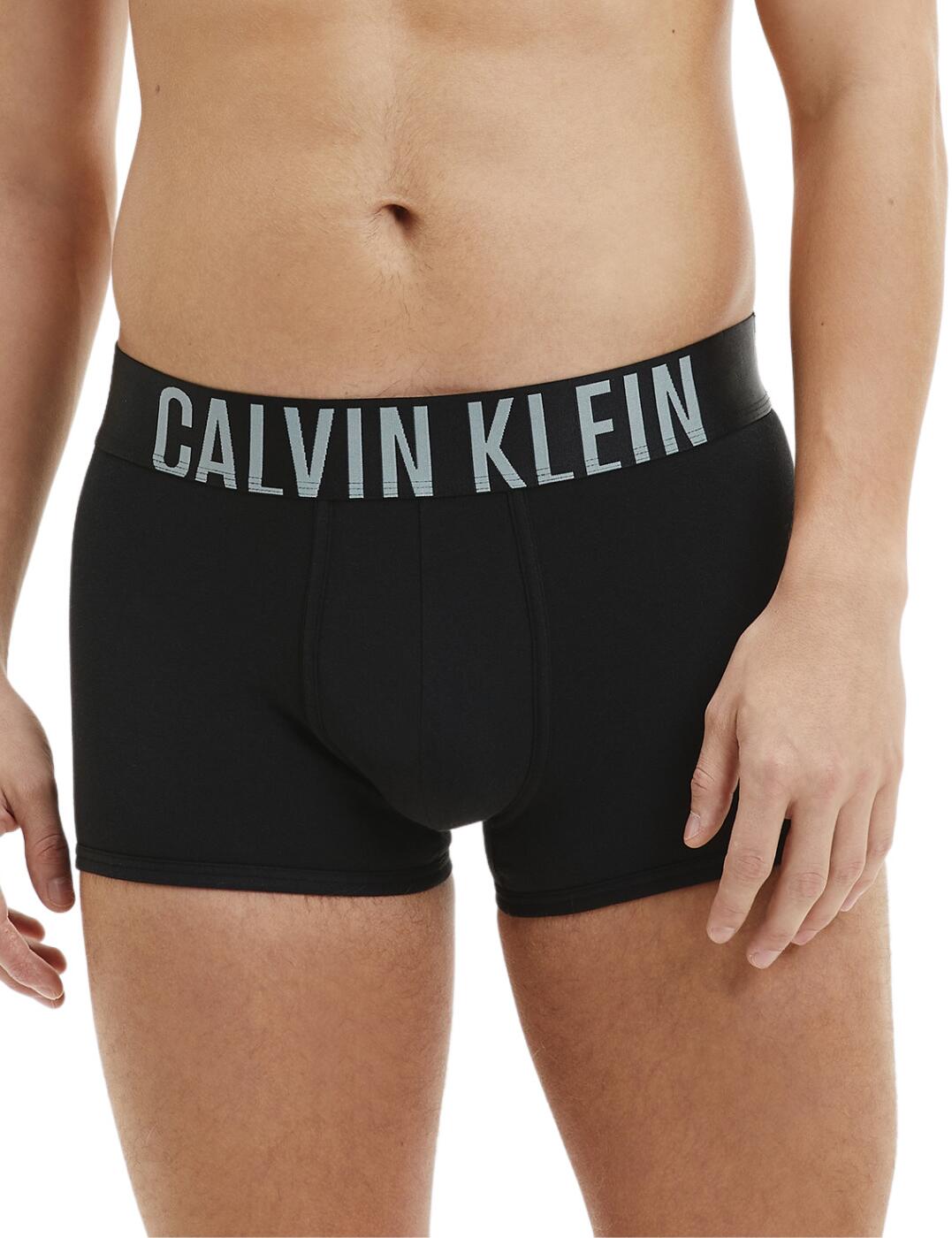 Calvin Klein Mens Intense Power Trunks 2 Pack Black