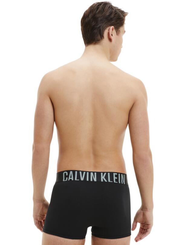 Calvin Klein Mens Intense Power Trunks 2 Pack Black