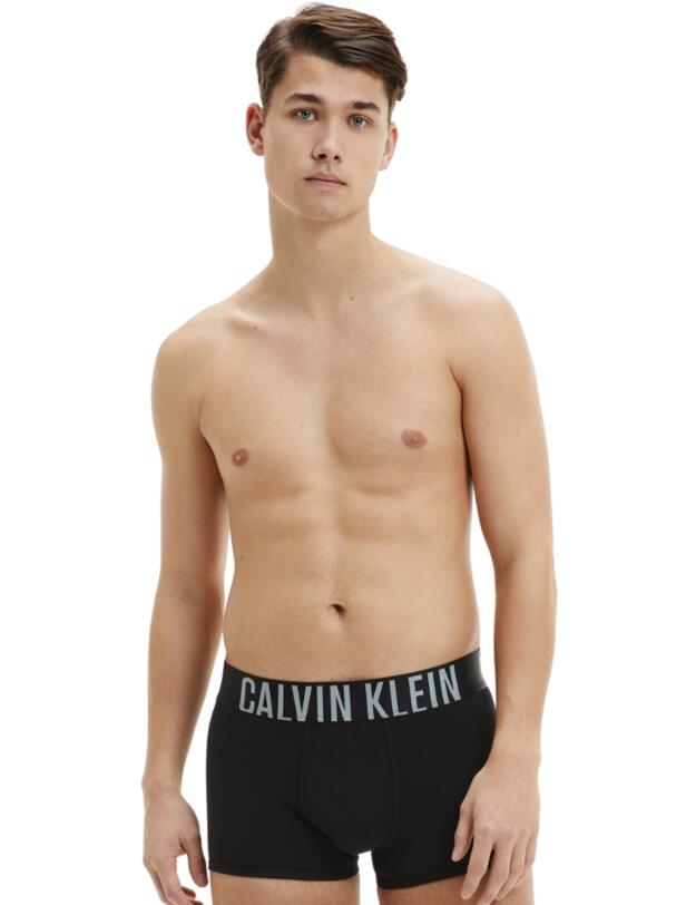 Calvin Klein Mens Intense Power Trunks 2 Pack Black