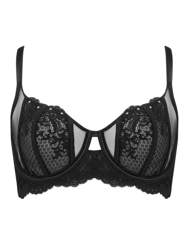 Pour Moi VIP Underwired Bra Black 