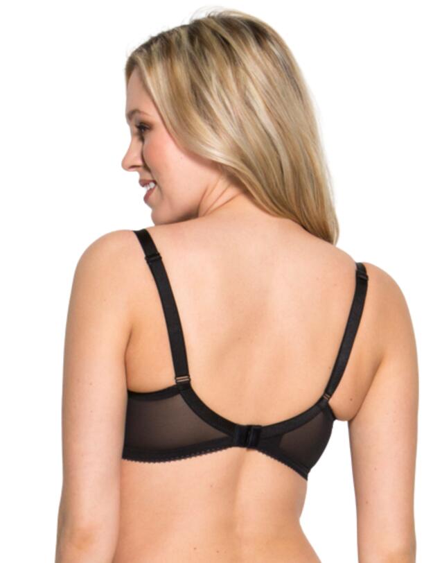 Gossard Swirl Balcony Bra Black