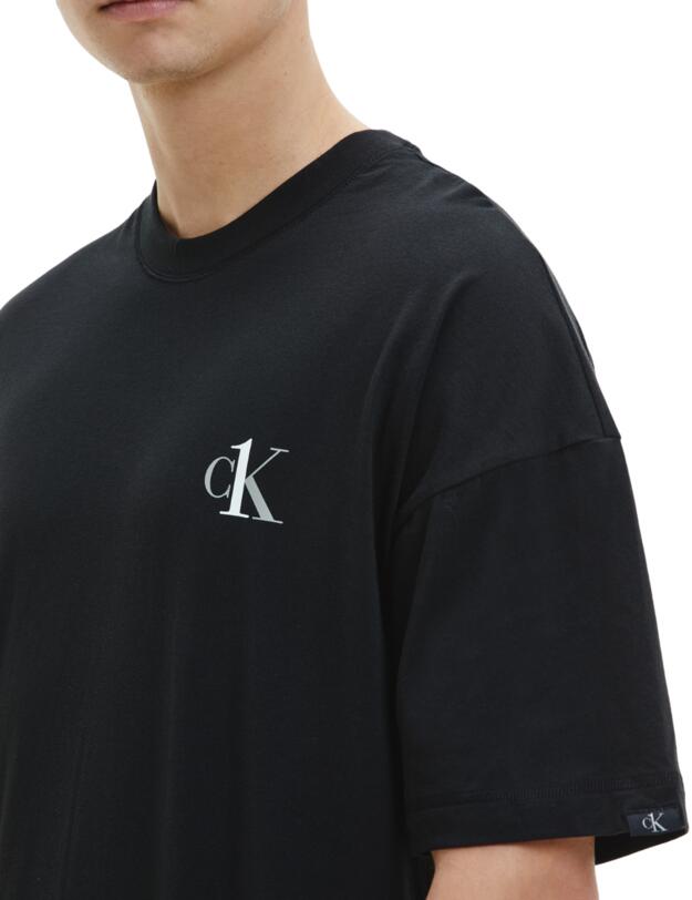 Calvin Klein Mens CK One Crew Neck T-Shirt Black