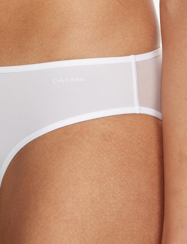 Calvin Klein Sheer Marquisette  Brief White