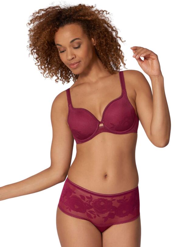Triumph Wild Rose Sensation Padded Bra Bordeaux