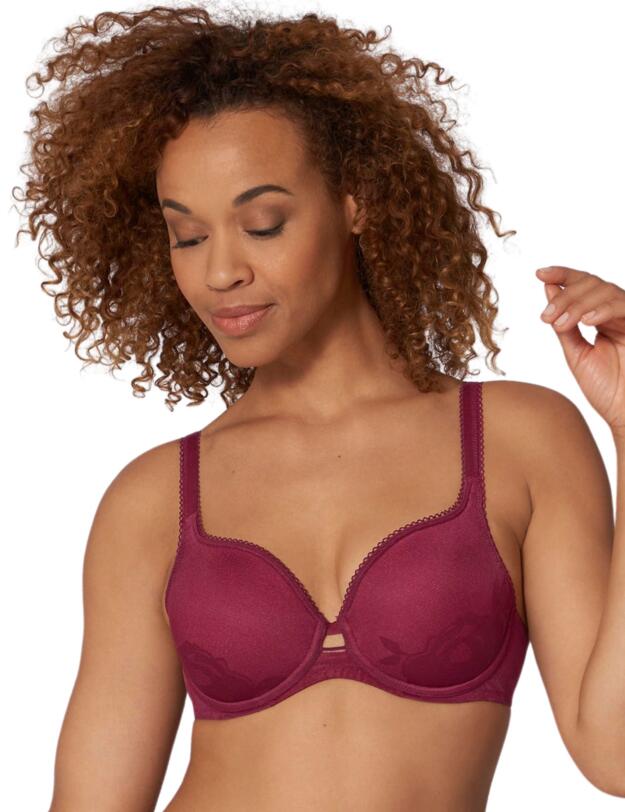 Triumph Wild Rose Sensation Padded Bra Bordeaux