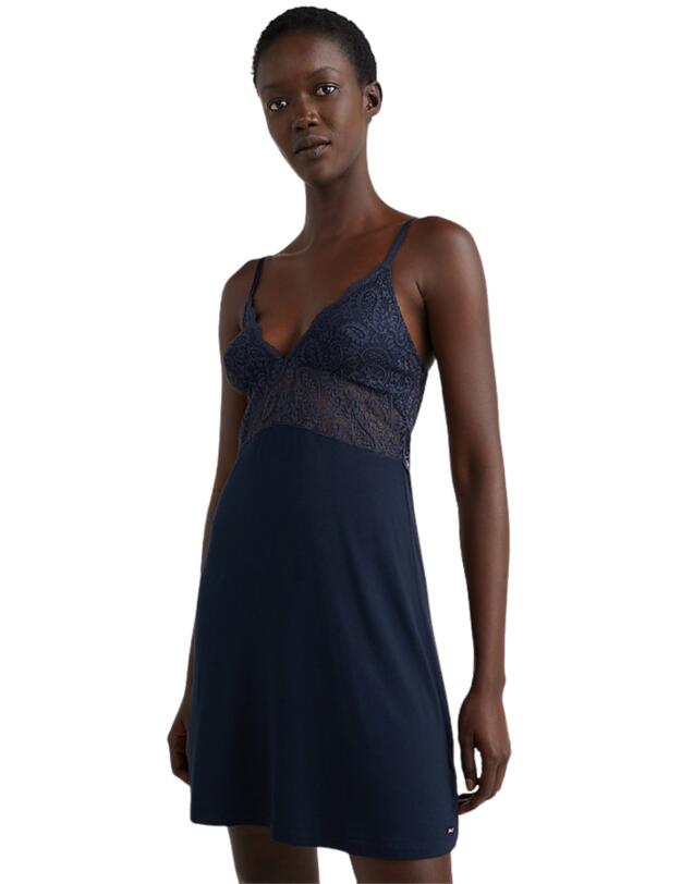 Tommy Hilfiger TH Ultra Soft Lace Nightdress Desert Sky