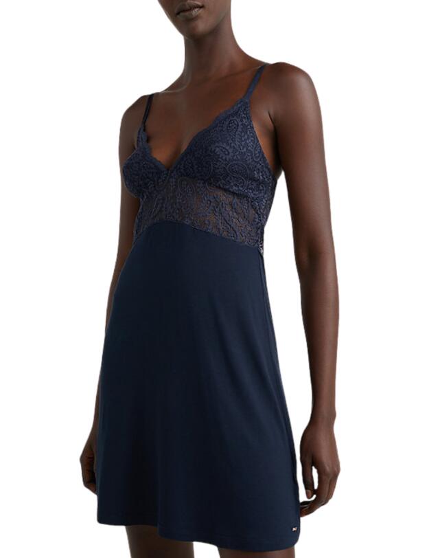 Tommy Hilfiger TH Ultra Soft Lace Nightdress Desert Sky
