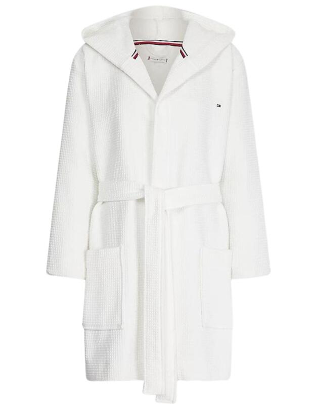 Tommy Hilfiger Original Sleep Waffle Bathrobe Ecru