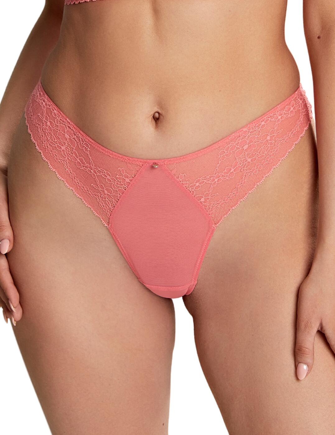 Cleo By Panache Alexis Brazilian Brief Sunkiss Coral