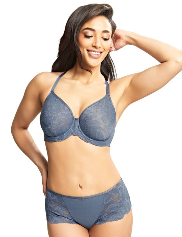 Panache Radiance Moulded Non-padded Bra Steel Blue