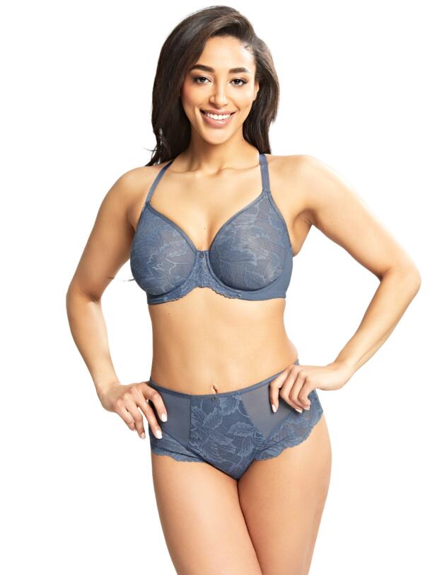 Panache Radiance Moulded Non-padded Bra Steel Blue