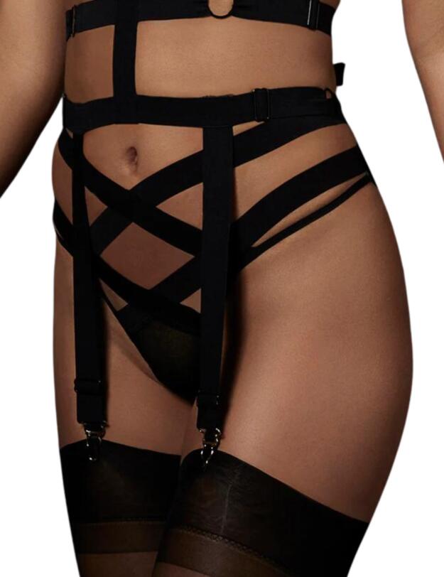 Bluebella Emilia Suspender Harness Black