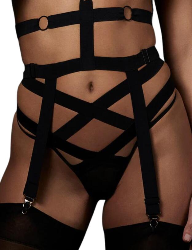 Bluebella Emilia Suspender Harness Black