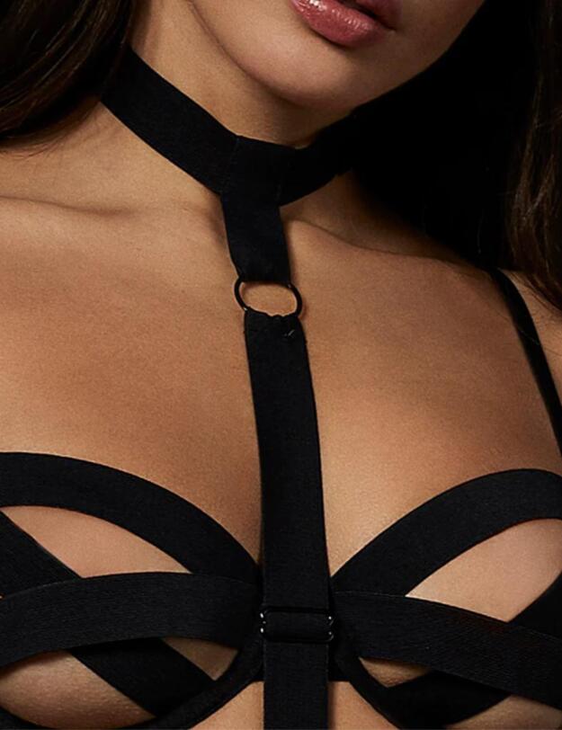 Bluebella Emilia Suspender Harness Black