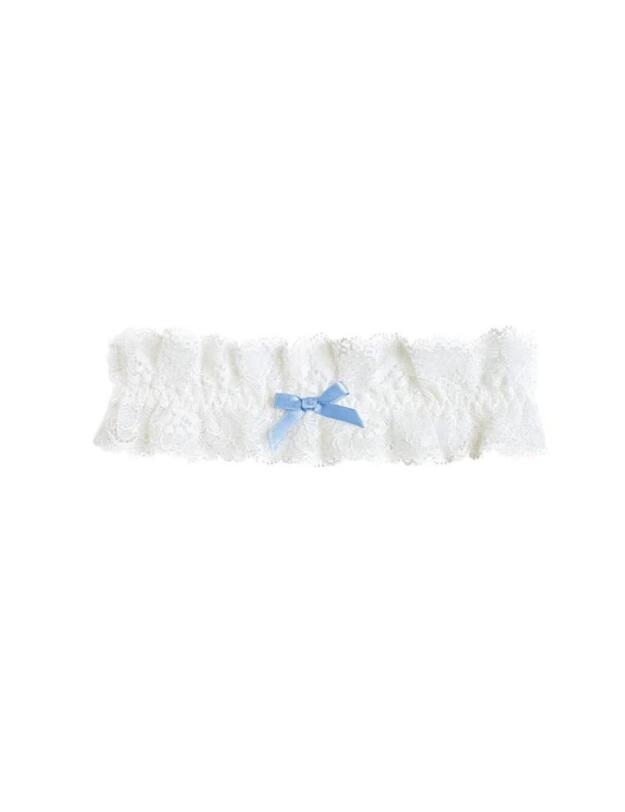 Bluebella Bridal Garter Ivory/Blue
