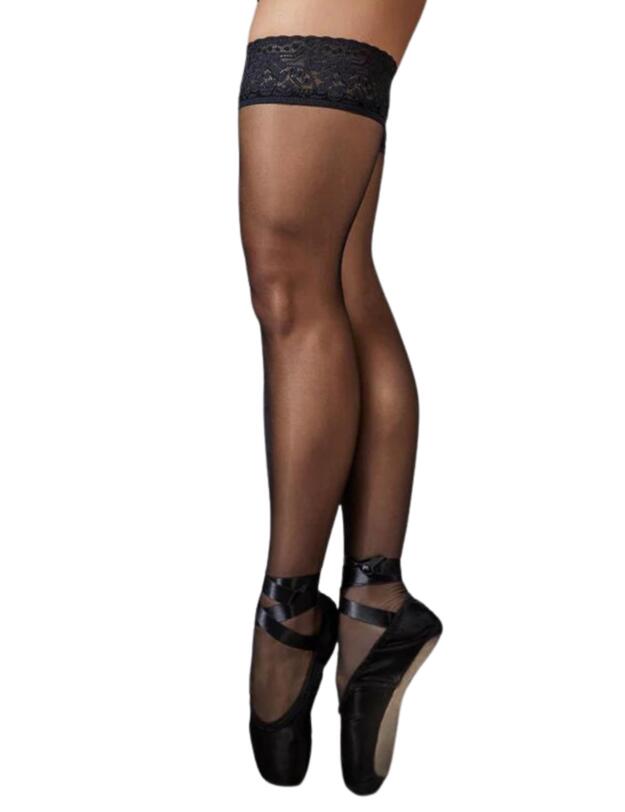 Bluebella Lace Top Hold Ups Black 