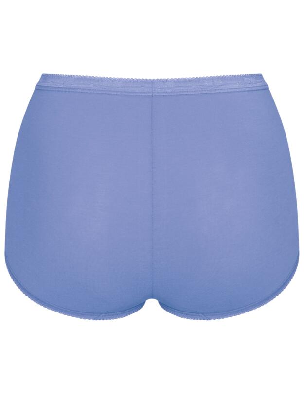 Sloggi Basic+ Maxi Brief 3 Pack Blue/White Combination