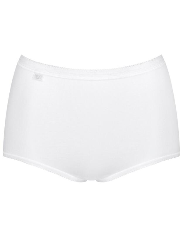 Sloggi Basic+ Maxi Brief 3 Pack Blue/White Combination