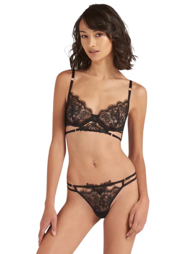 Bluebella Lumi Thong Black
