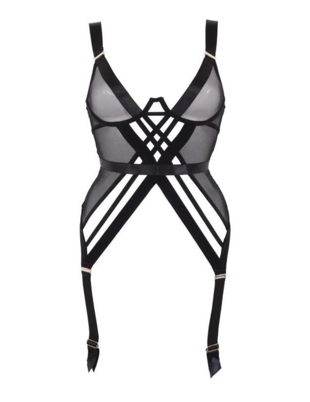 Bluebella Sawyer Wired Basque Black