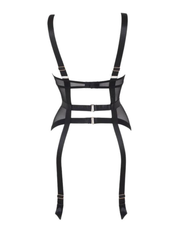 Bluebella Sawyer Wired Basque Black