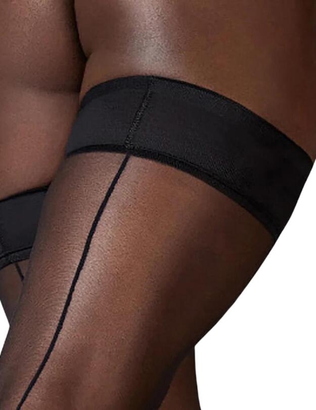 Bluebella Back Seam Hold Ups Black