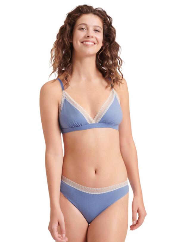Sloggi Go Ribbed Bralette Bra Riviera