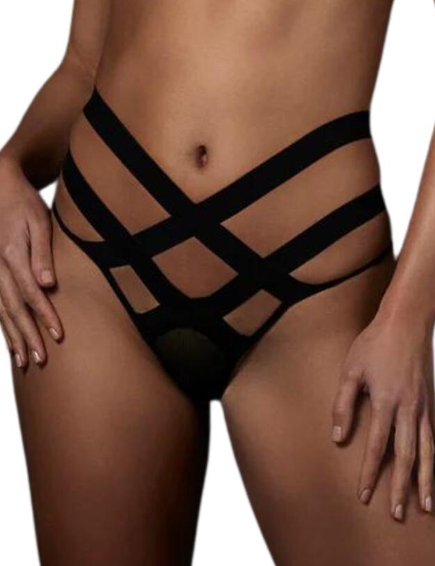 Bluebella Emilia Open Back Brief Black