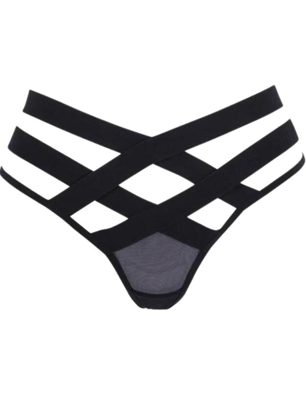 Bluebella Emilia Open Back Brief Black