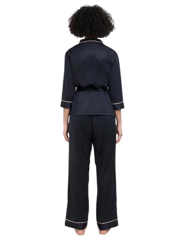 Bluebella Wren Kimono and Trouser Set Black