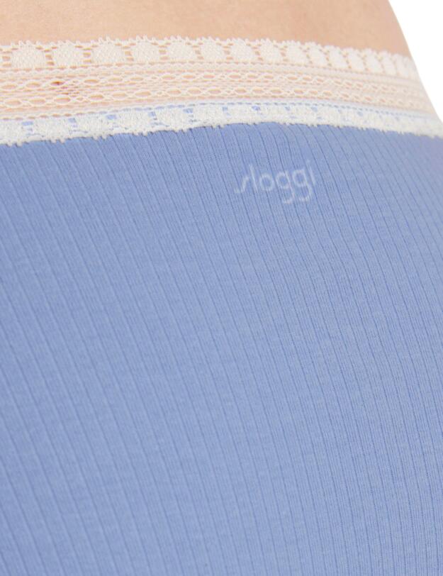 Sloggi Go Ribbed Hipster Briefs 2 Pack Riviera