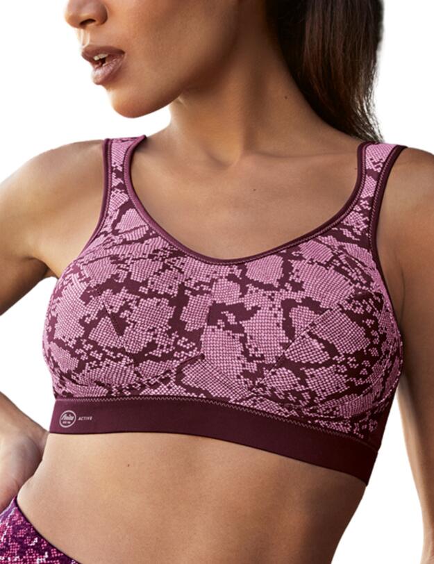 Anita Extreme Control Sports Bra Rose Berry