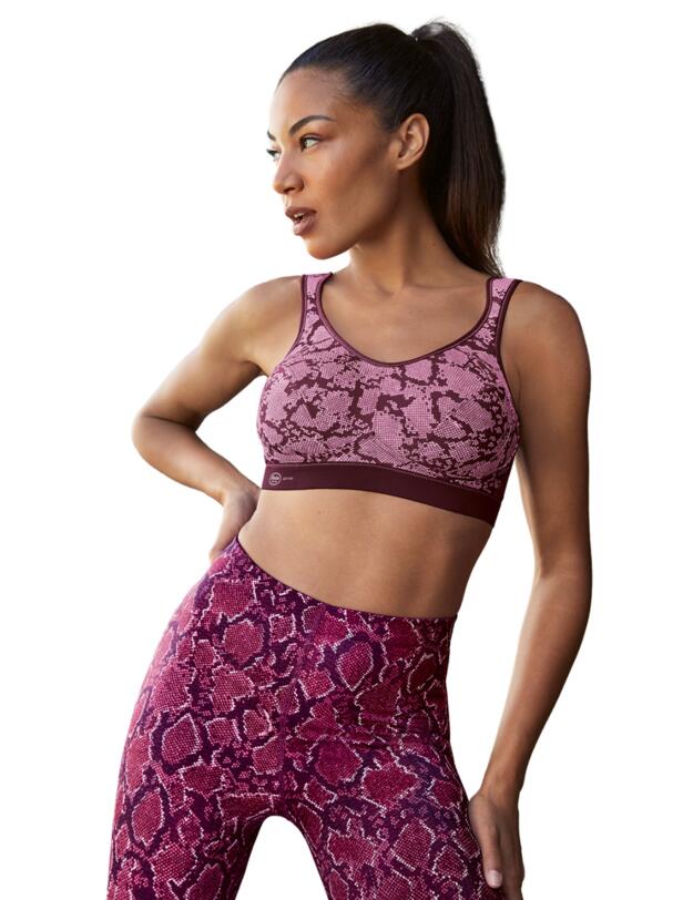 Anita Extreme Control Sports Bra Rose Berry