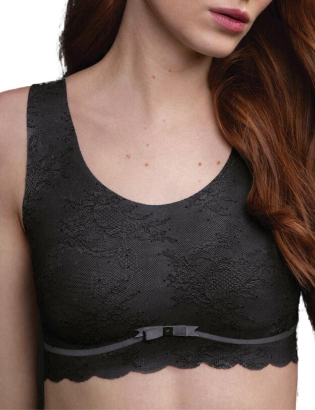 Anita Essentials Lace Bralette Anthracite
