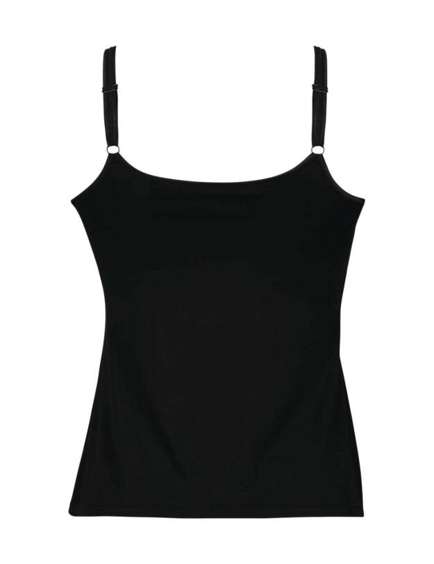 Anita Amica Vest Top with Cups Black