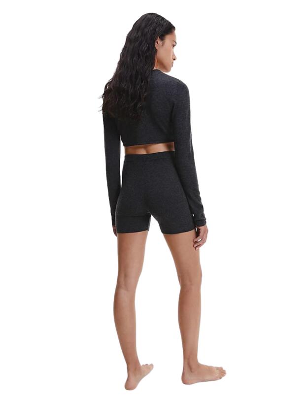Calvin Klein Sweater Lounge Pyjama Top Charcoal Heather 