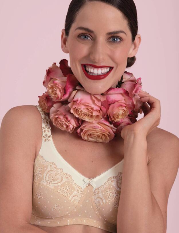 Anita Care Belvedere Post Mastectomy Bra Bilateral Powder Peach 