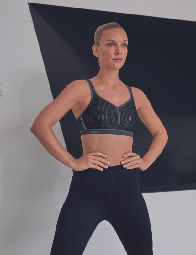 Anita Active Performance Sports Bra Black/Anthracite