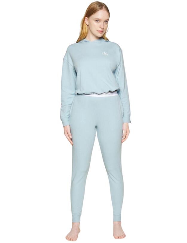 Calvin Klein CK One Lounge Long Sleeve Hoodie Palest Blue