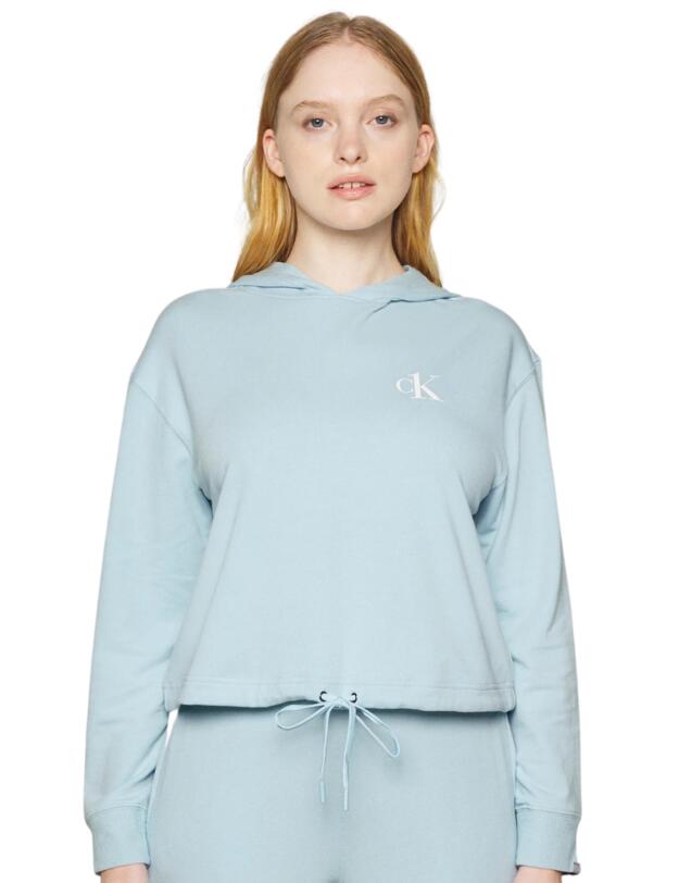 Calvin Klein CK One Lounge Long Sleeve Hoodie Palest Blue