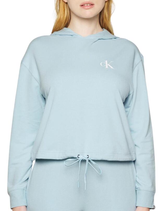 Calvin Klein CK One Lounge Long Sleeve Hoodie Palest Blue