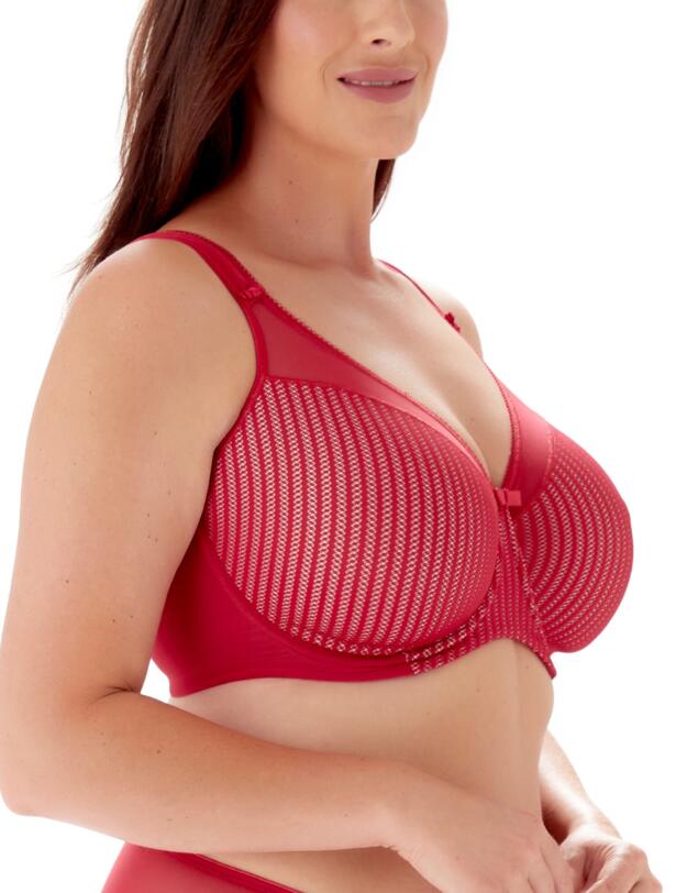 Berlei Beauty Stripe Smoothing Bra Passion Red
